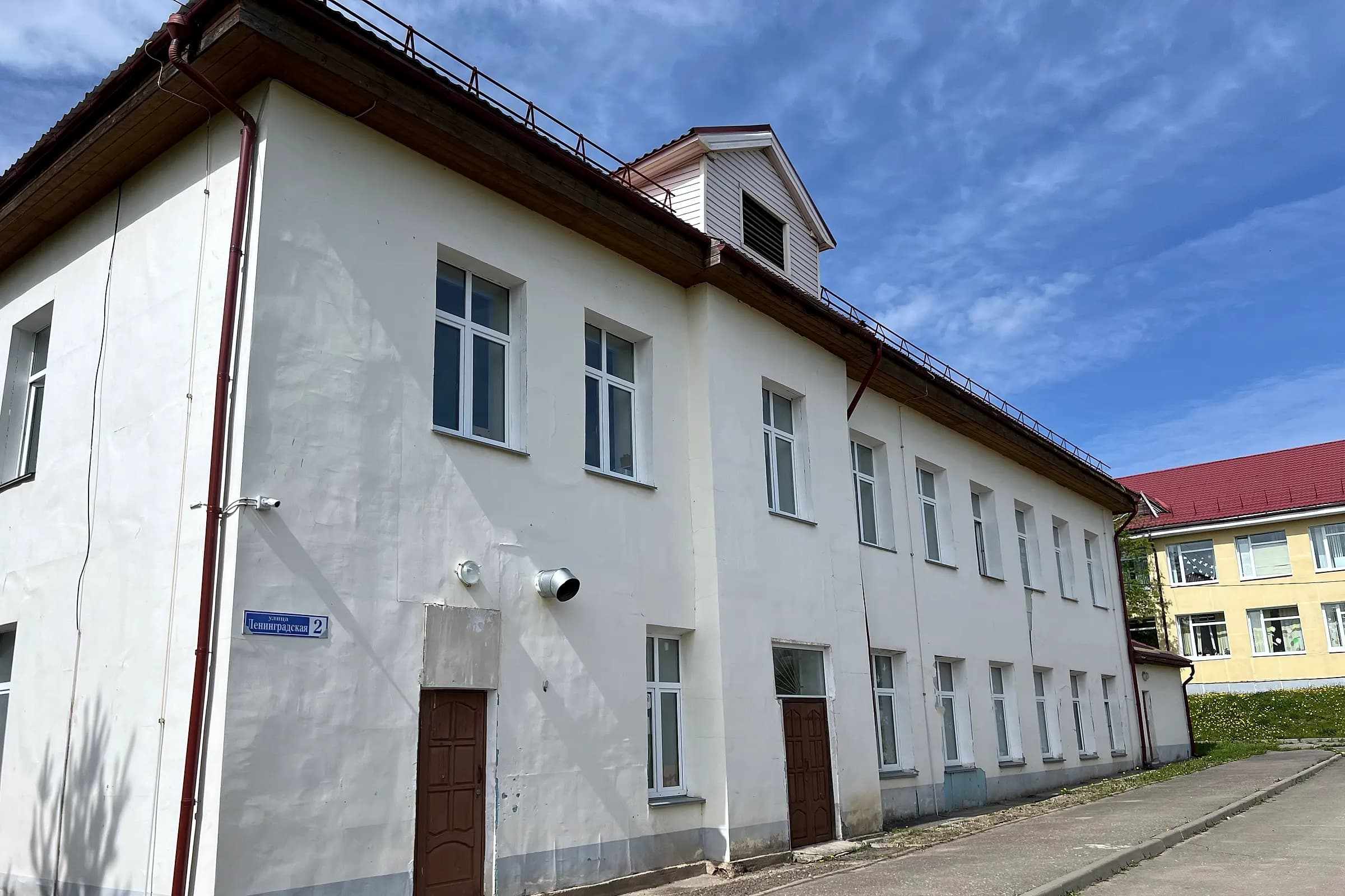 Фасад школы до капитального ремонта, Кесова Гора, Тверская область